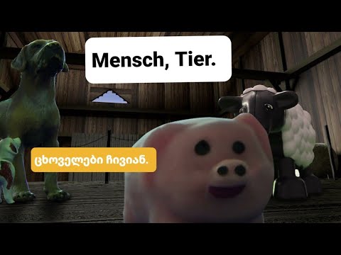 Mensch, Tier | ცხოველები ჩივიან